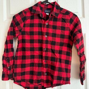 Children's Place Long Sleeve Dress Shirt, Boys Small
